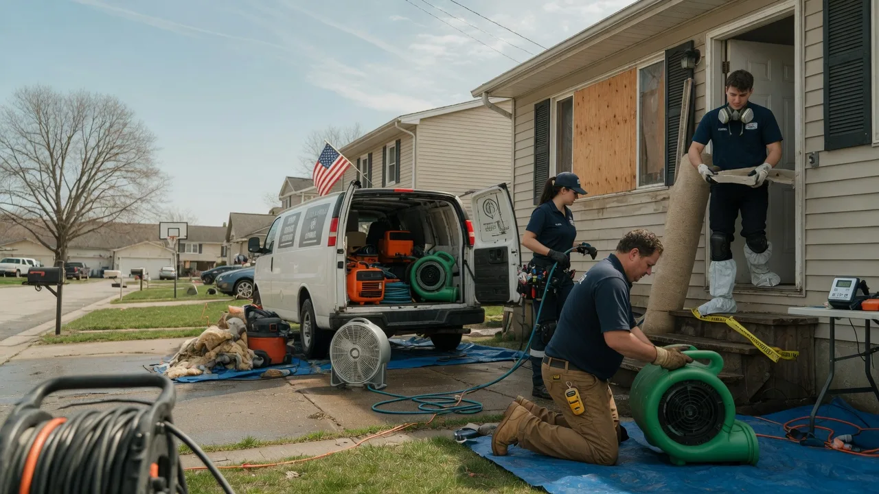 Water Damage Restoration in South Pekin, IL near me